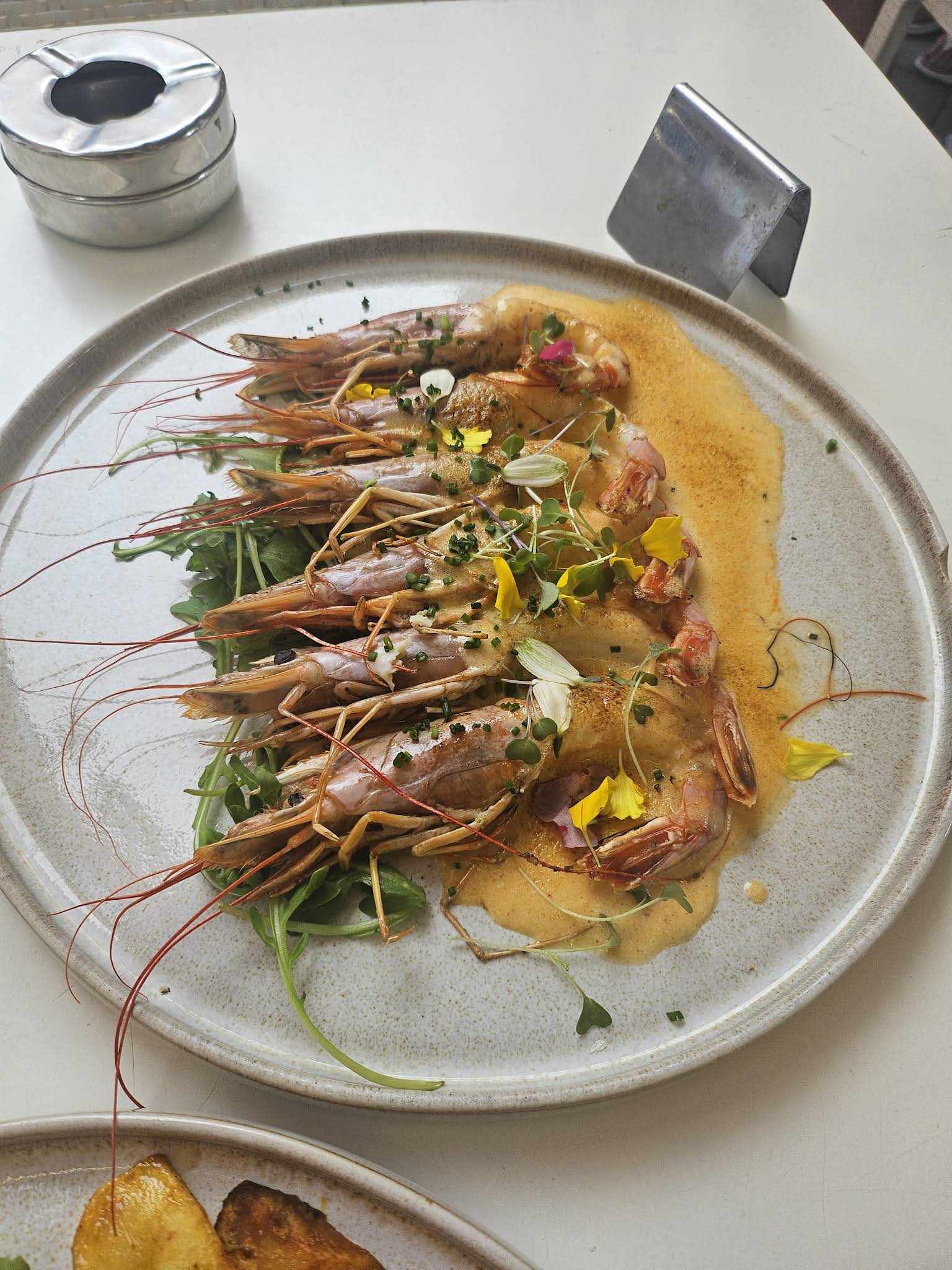 Shrimp dish at Latino's Bistro